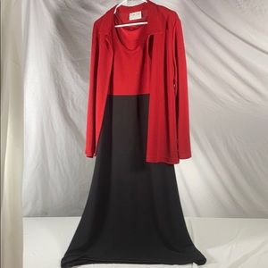 Leslie Belle Color Block Dress & Jacket